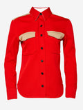 CALVIN KLEIN 205W39NYC TWO TONE WESTERN SHIRT