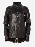 RICK OWENS FAUX LEATHER JACKET