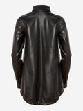 RICK OWENS FAUX LEATHER JACKET