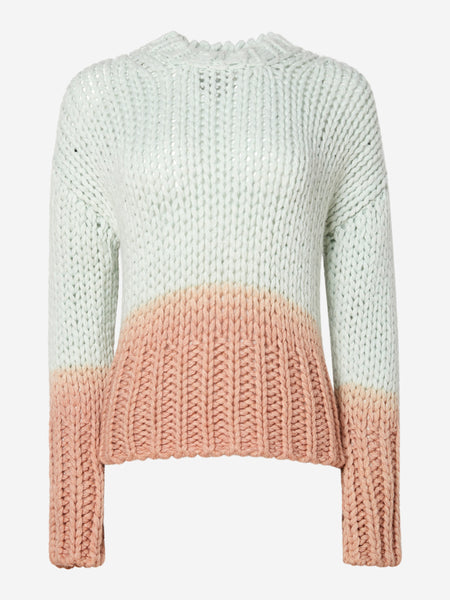 ACNE STUDIOS TWO TONE KNITTED SWEATER