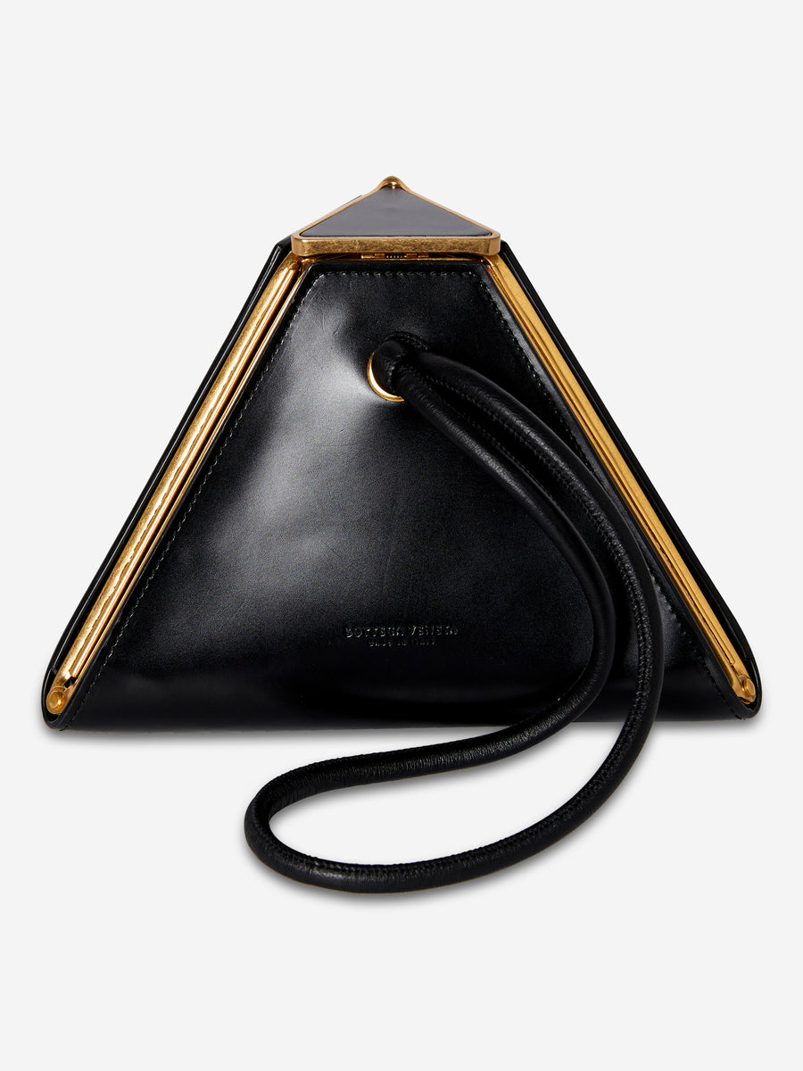 Shop Chanel's Gold Pyramid Bag