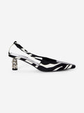 TOM FORD ZEBRA KITTEN HEELS