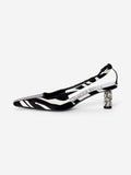 TOM FORD ZEBRA KITTEN HEELS