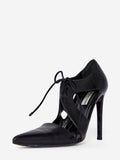 BALENCIAGA POINTED TOE LACE UP PUMPS
