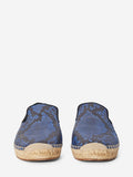 CÉLINE EMBOSSED LEATHER ESPADRILLES