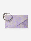 DRIES VAN NOTEN FLORAL-PRINT JACQUARD CLUTCH