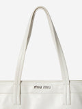 MIU MIU LEATHER TOTE BAG