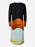 DRIES VAN NOTEN CUT-OUT PRINT DRESS