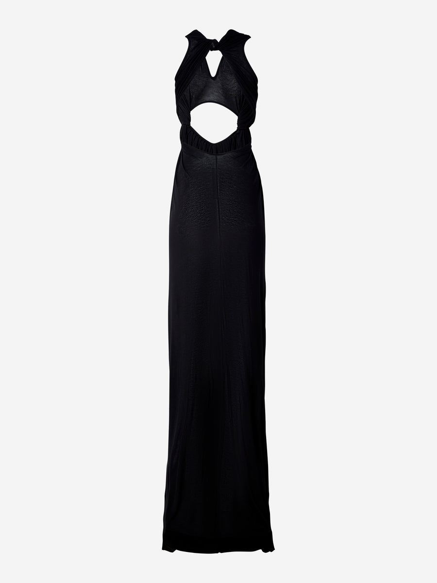 国内送/送関込【Rick Owens】 Open Back Gown ロングドレス RICK OWENS OPEN-BACK MAXI DRESS – AFTERLIFE MODE