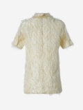 JIL SANDER THREAD FRINGING DRESS