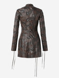 ACNE STUDIOS LEATHER DRESS