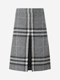 BURBERRY CHECK A-LINE SKIRT