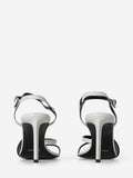 CELINE FLAME OPEN TOE HEELS