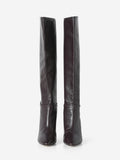 CÉLINE LEATHER KNEE-HIGH BOOTS