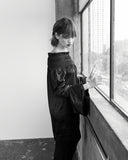 SAINT LAURENT OFF-THE-SHOULDER MINI DRESS