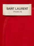 SAINT LAURENT RED SEQUIN MINI DRESS