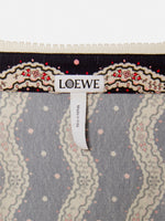 LOEWE BLOUSE WITH NAVY PATTERN