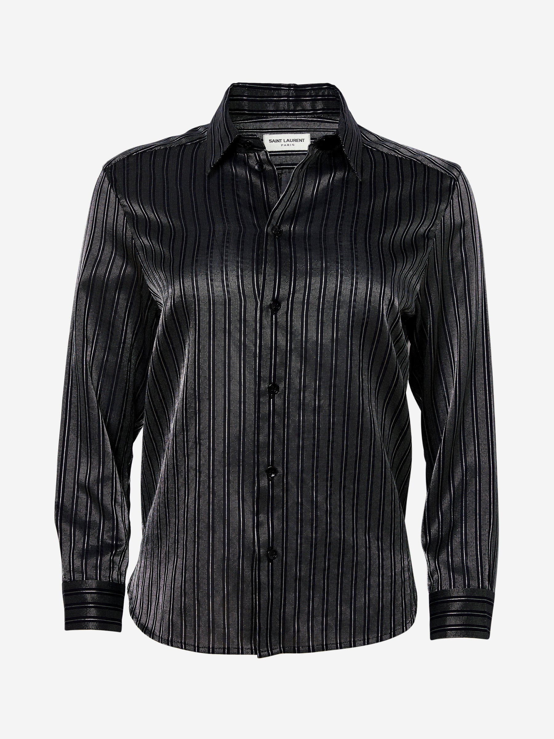 SAINT LAURENT STRIPED SHIRT – AFTERLIFE MODE