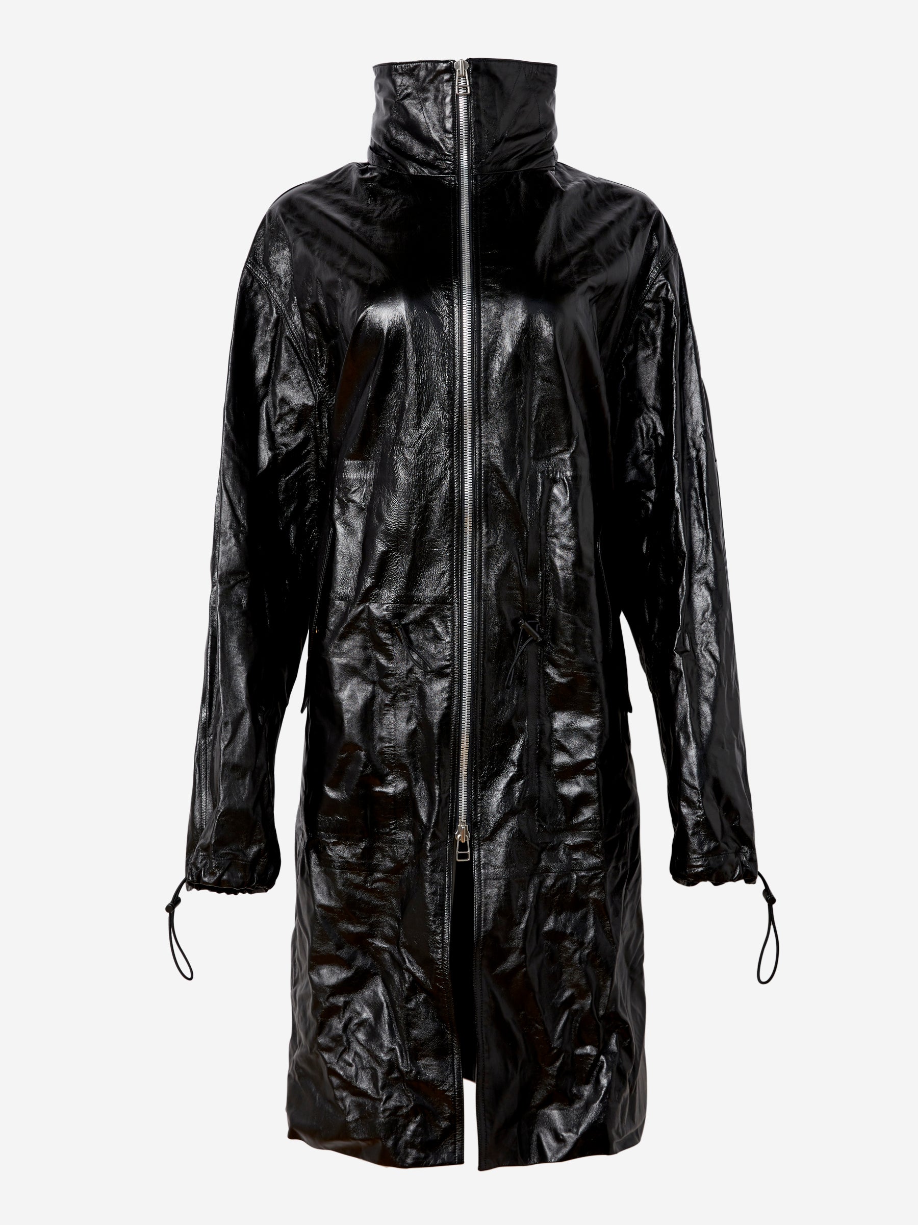 アウターその他 BOTTEGA VENETA FW21 HOODED PARKA (680002_V1IA09000) BOTTEGA VENETA - Leather Hooded Jacket Bottega Veneta