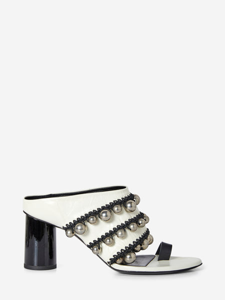 PROENZA SCHOULER STUDDED LEATHER MULES