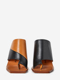 GIVENCHY STATEMENT HEEL LEATHER MULES